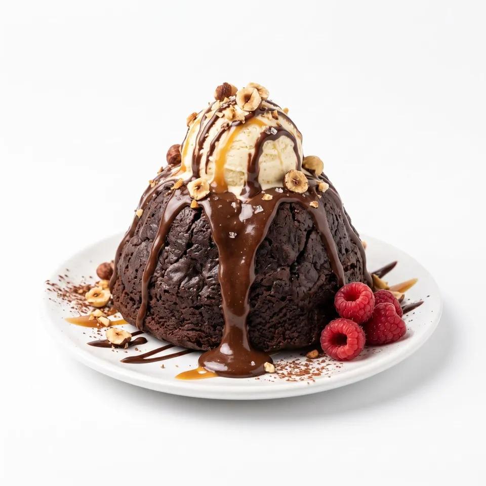 Brownie Volcano