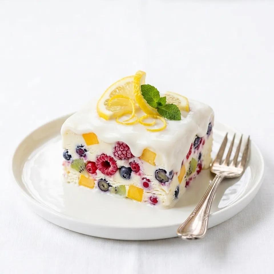 Gâteau Glacé Fruits