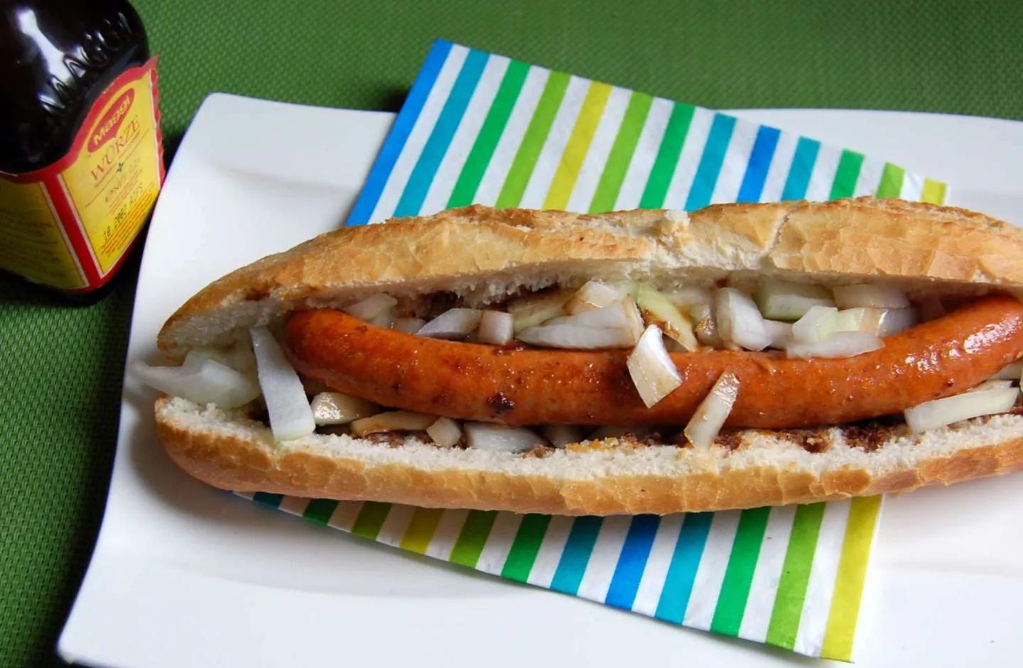 Sandwich Œuf et Merguez Sghir