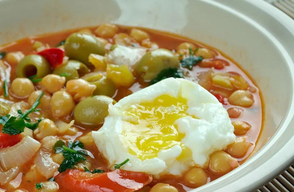 Œuf +زيت زيتونة+فريت