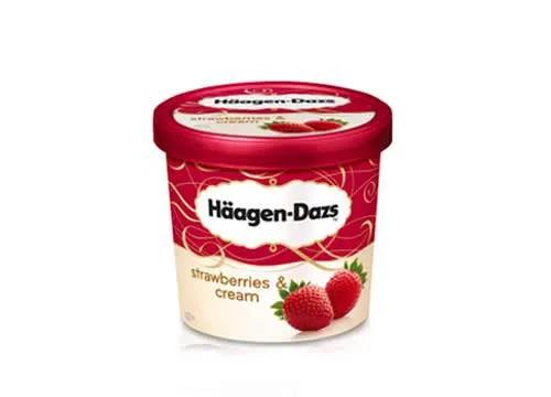 Häagen-Dazs Cup 100 ml - Strawberry & Cream