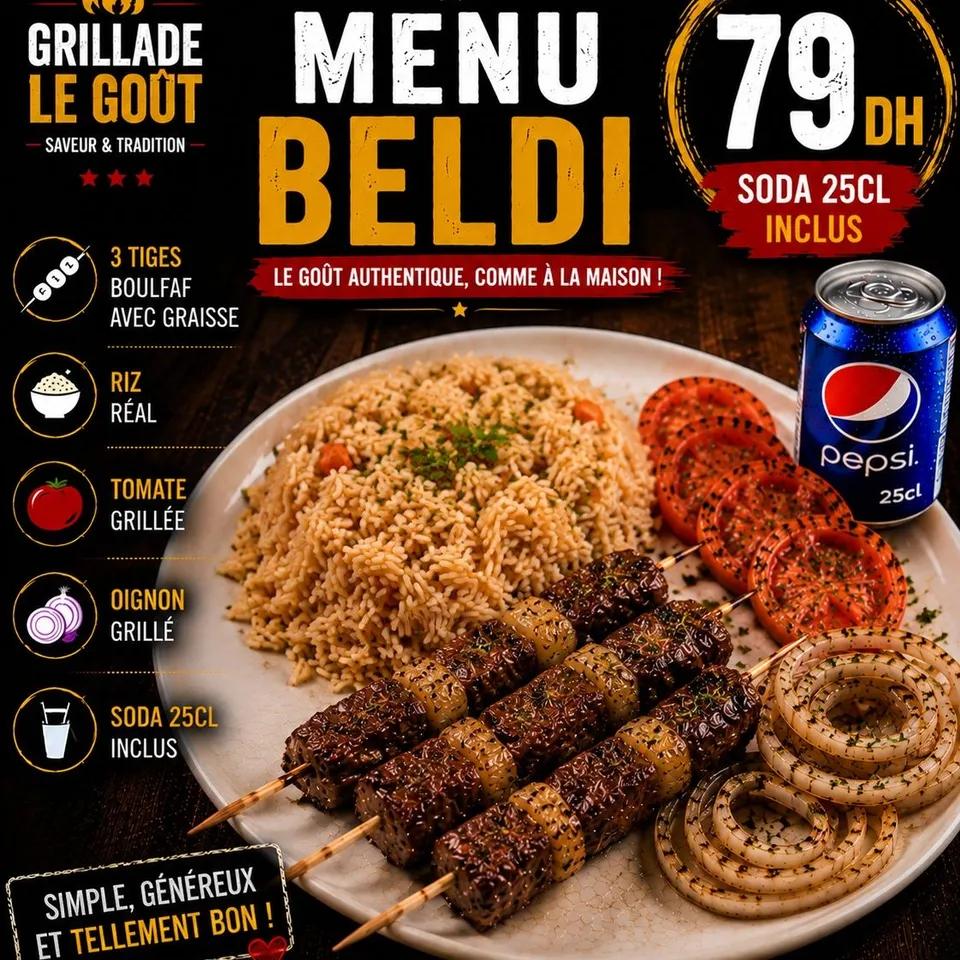 Signature 4 : Menu beldi boulfaf