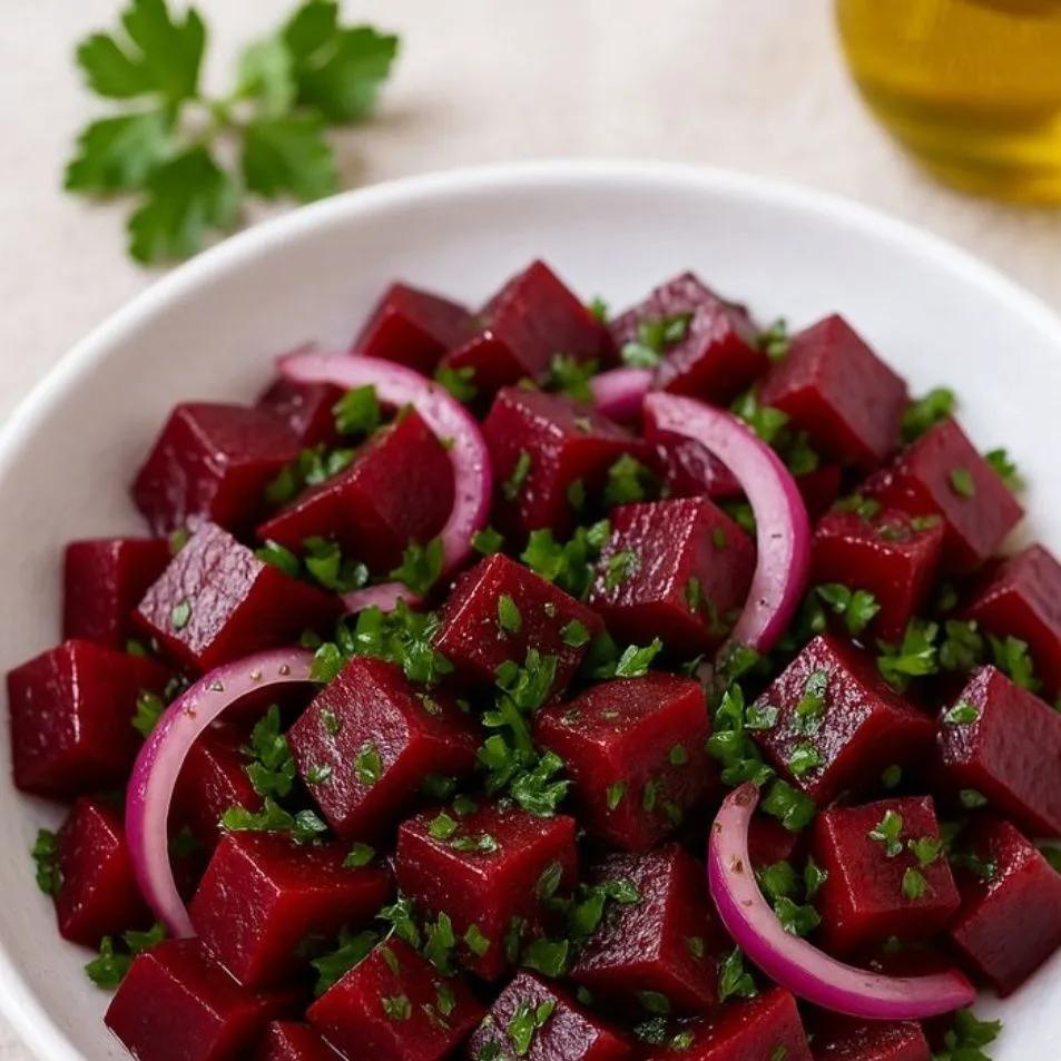 Salade rouge de betteraves