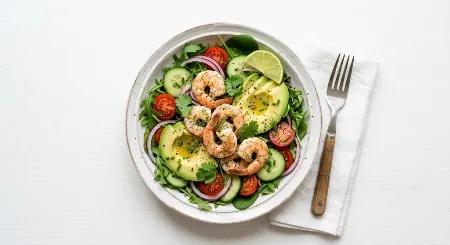 Salade Avocat Crevette