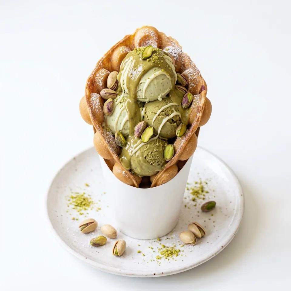 Gaufre Bubble pistachio