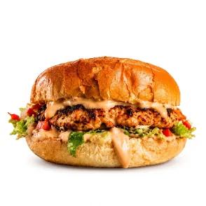 Fire-Milled Chicken Burger