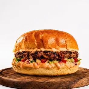 Fire-Milled Beef Burger