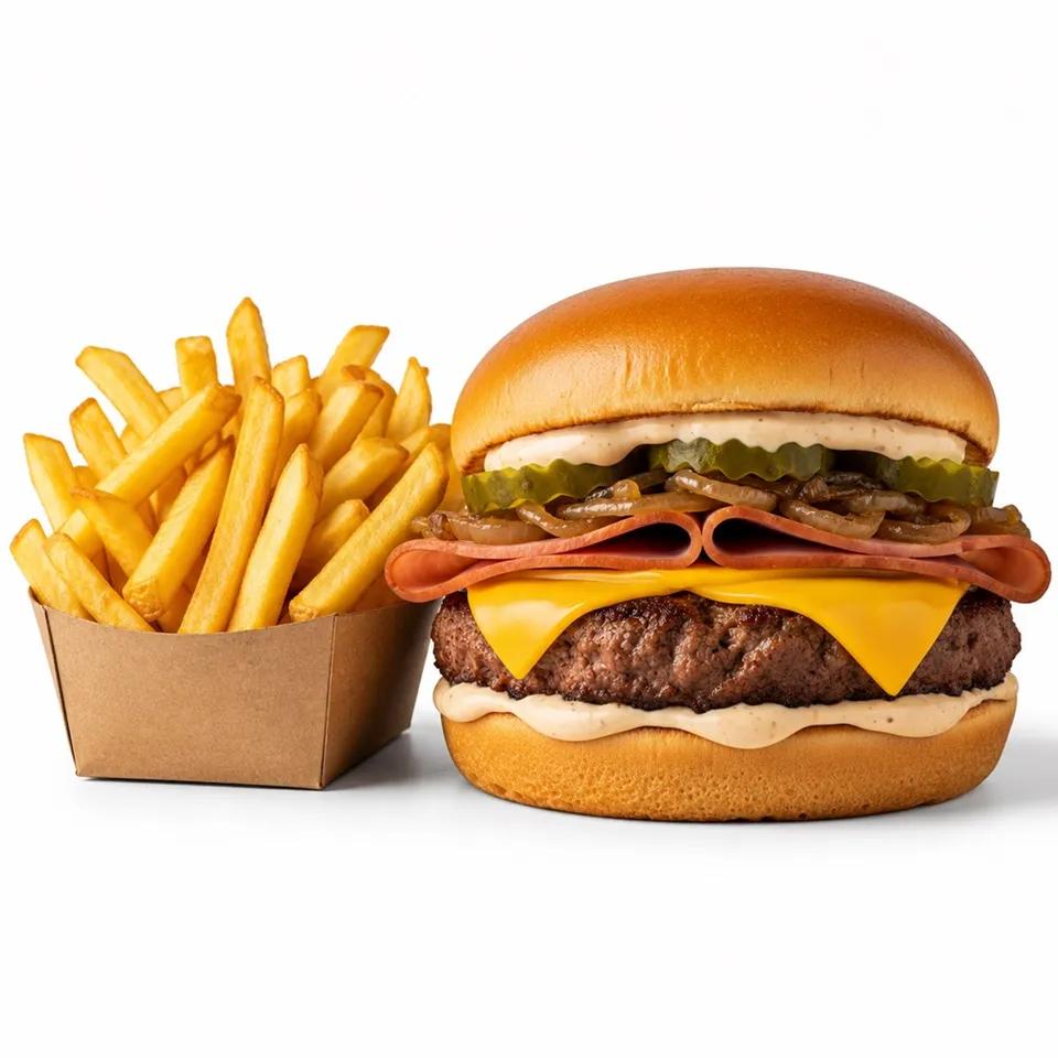 Burger Buffalo + Frites Simple