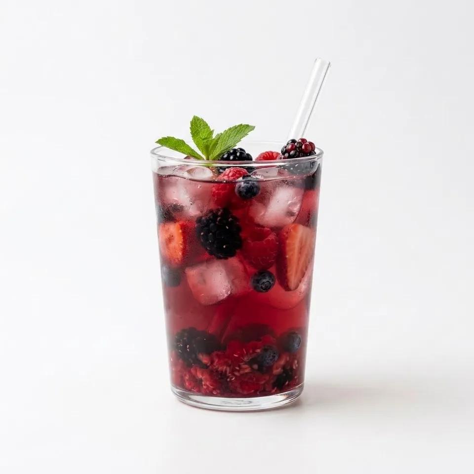 Iced Tea Fruits Des Bois