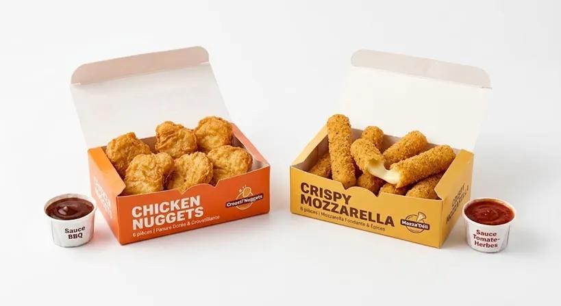 Chicken Nuggets + Crispy Mozzarella