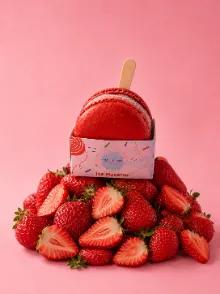 Ice Macaron Fraise