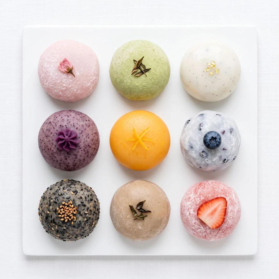 Matcha Fraise Mochi