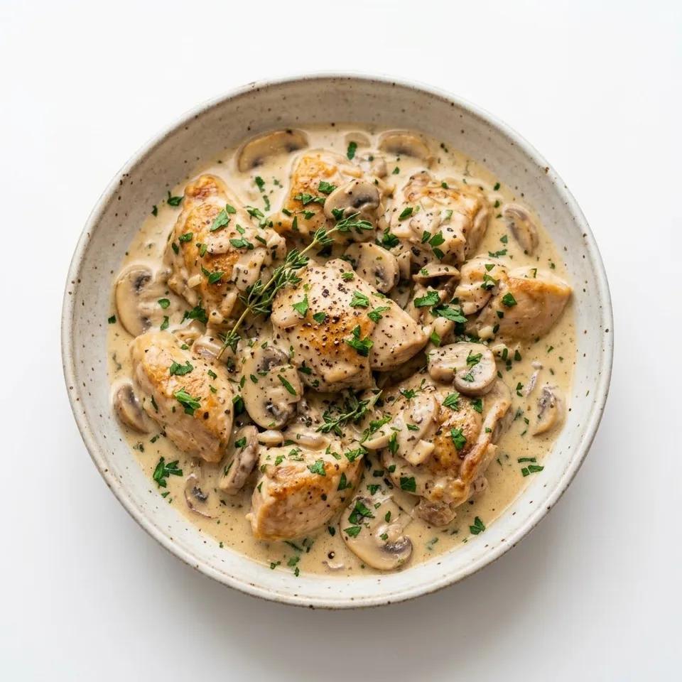 Poulet à la crème