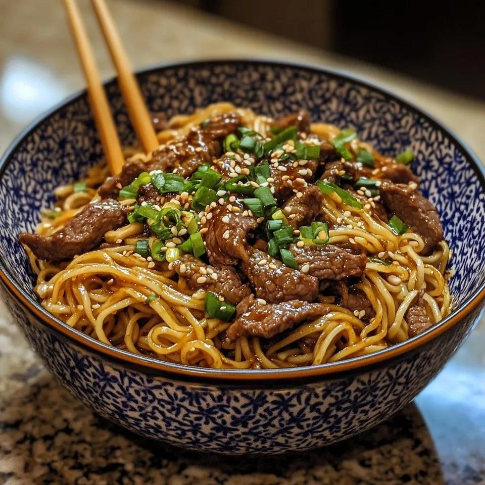 Nouilles Sautées Au Bœuf Chop Suey