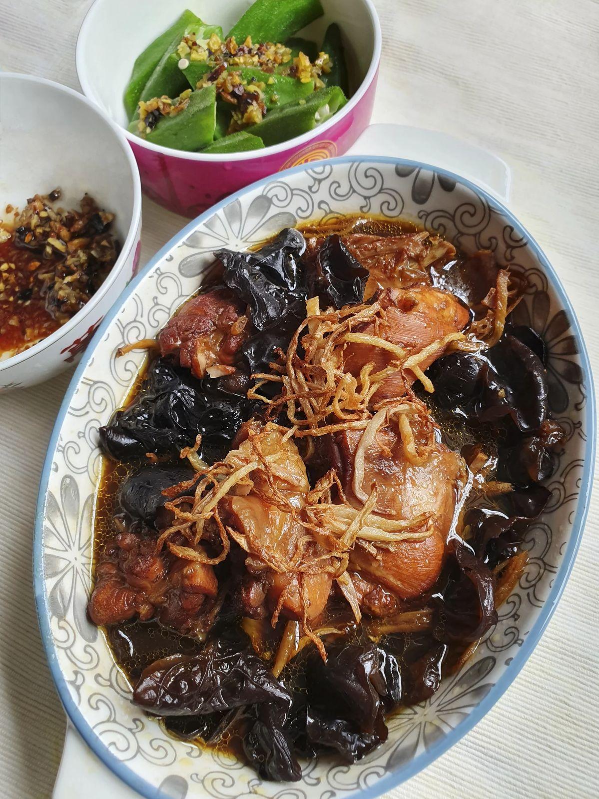 Poulet Champignon Noir