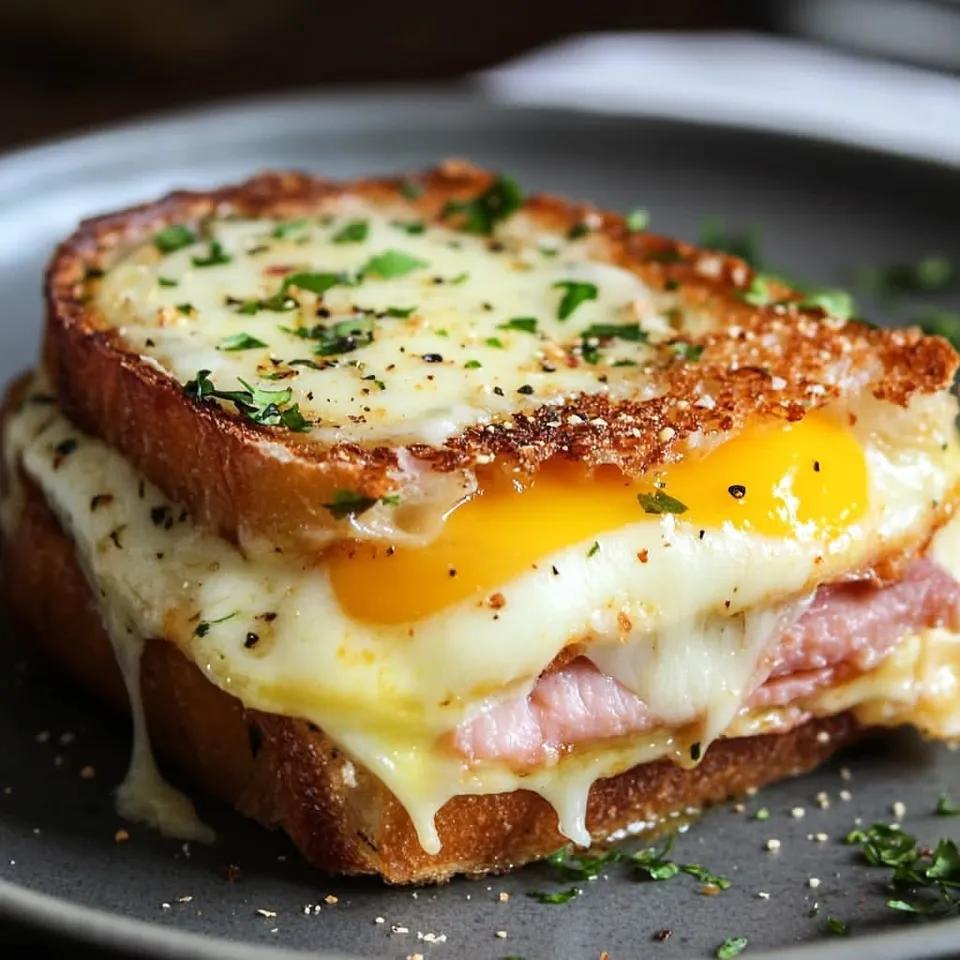 Croque Madame Double