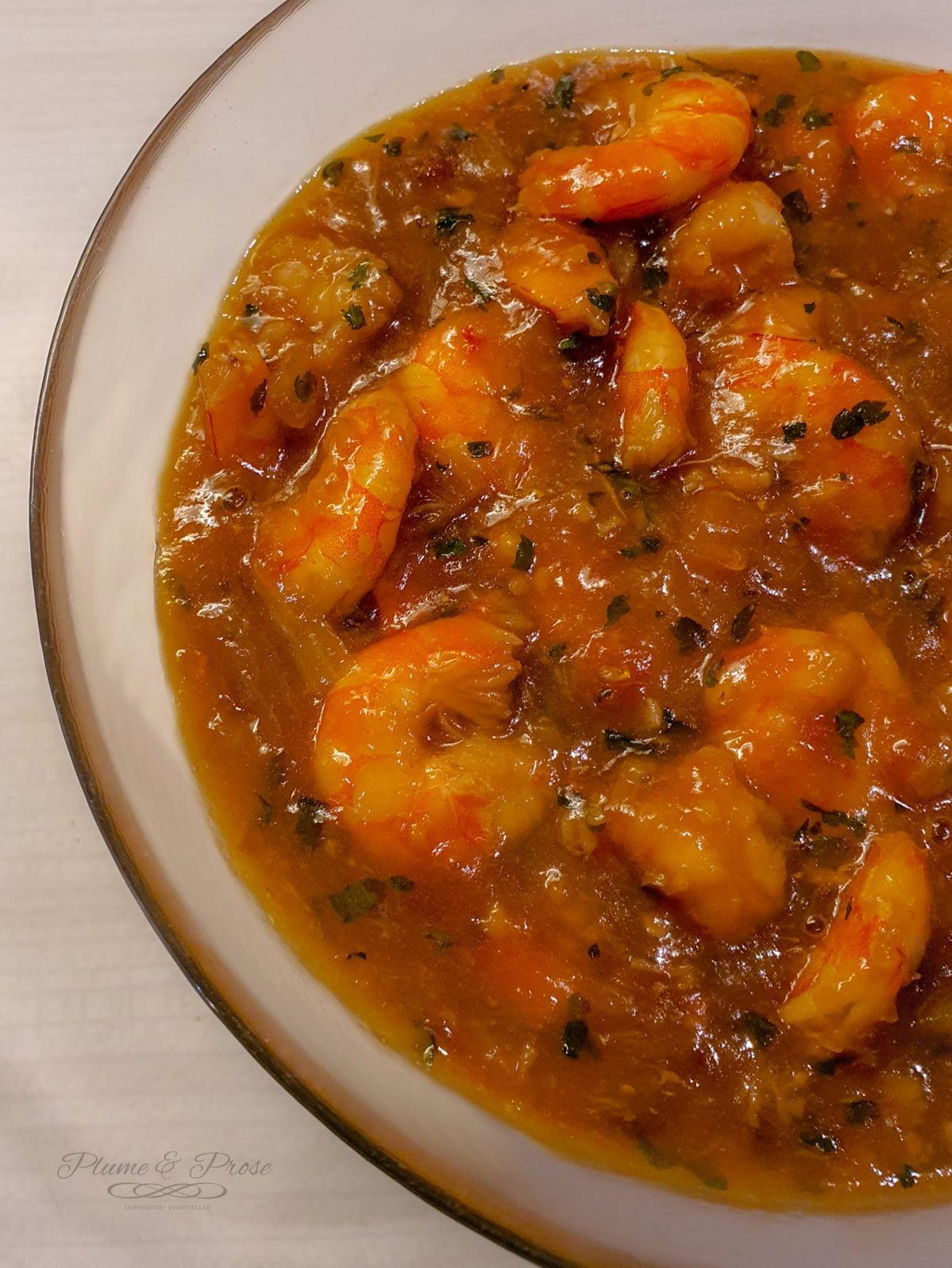 Crevettes Sauce Piquante