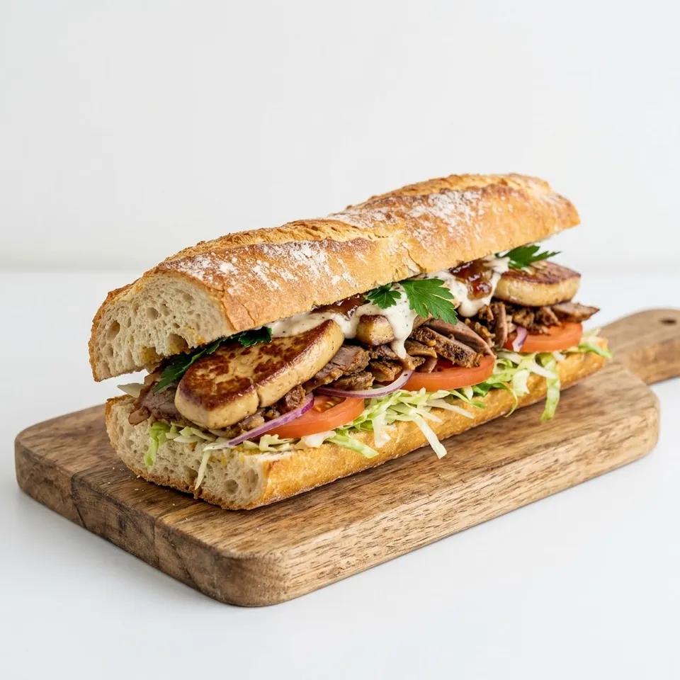 Sandwich Foie et Chawarma