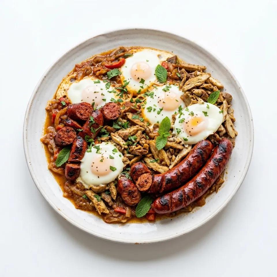 Plat Merguez et Chawarma
