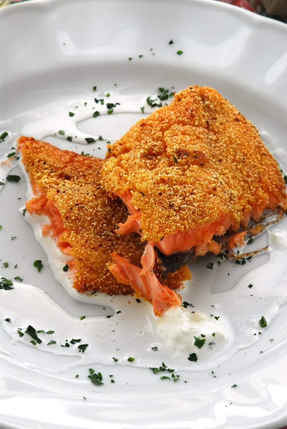 Fry Saumon Pané