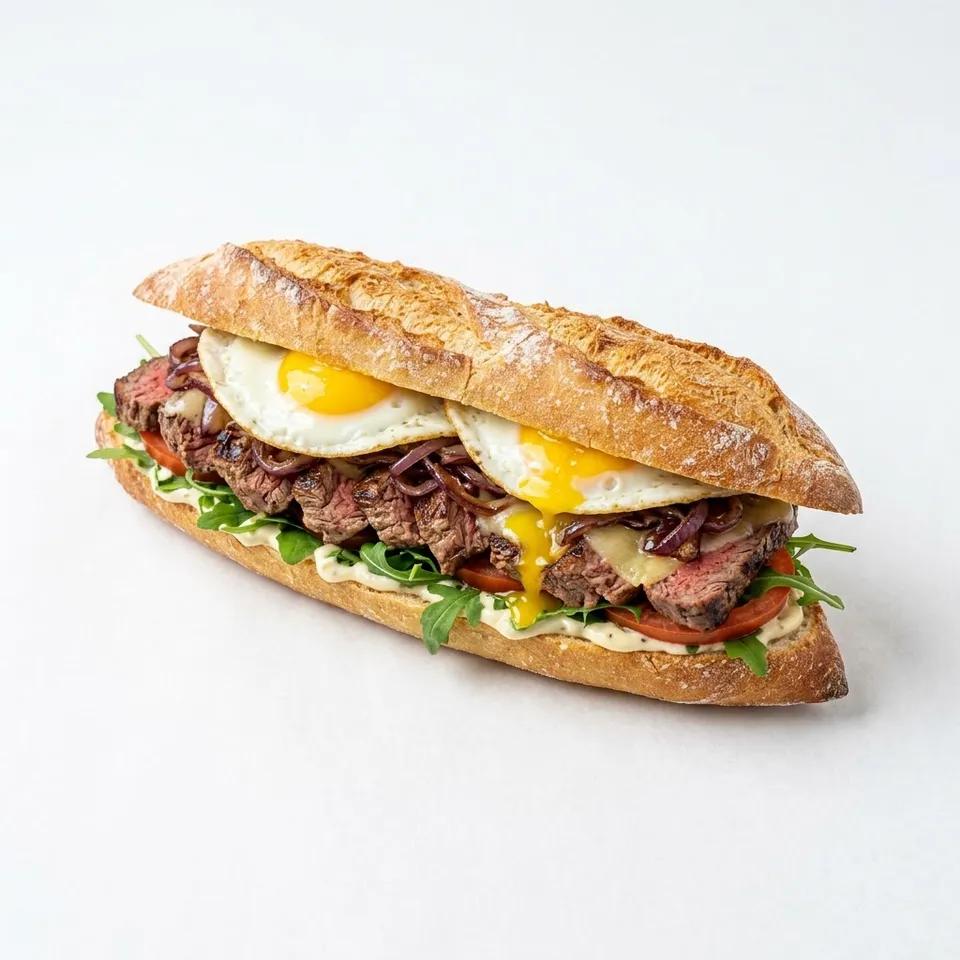 Sandwich Steak Œuf