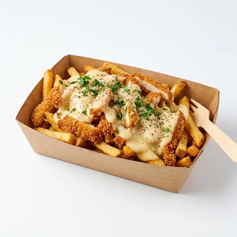 Frite Poulet Pané