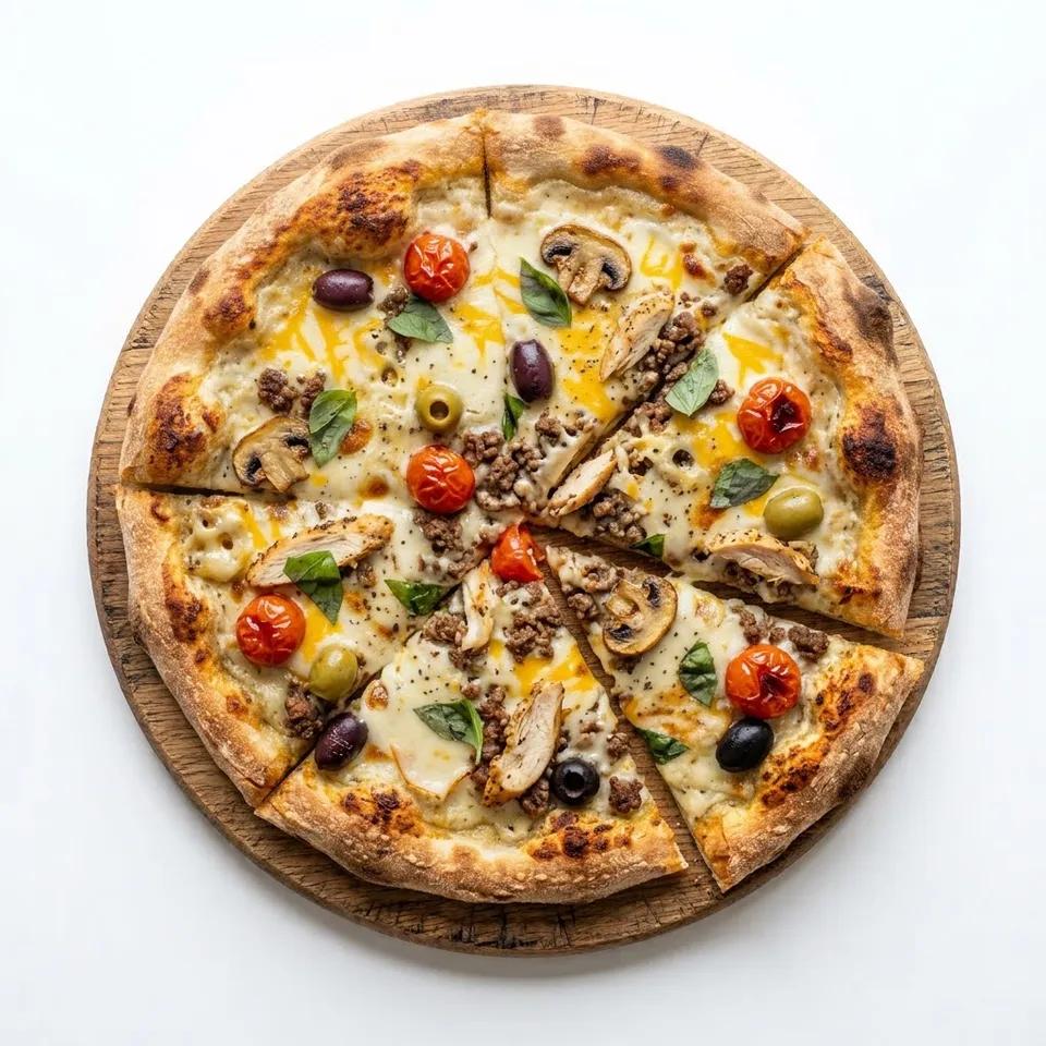 Pizza Reine Blanche