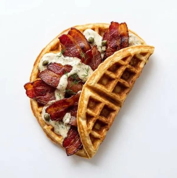 Gaufre Bacon De Boeuf