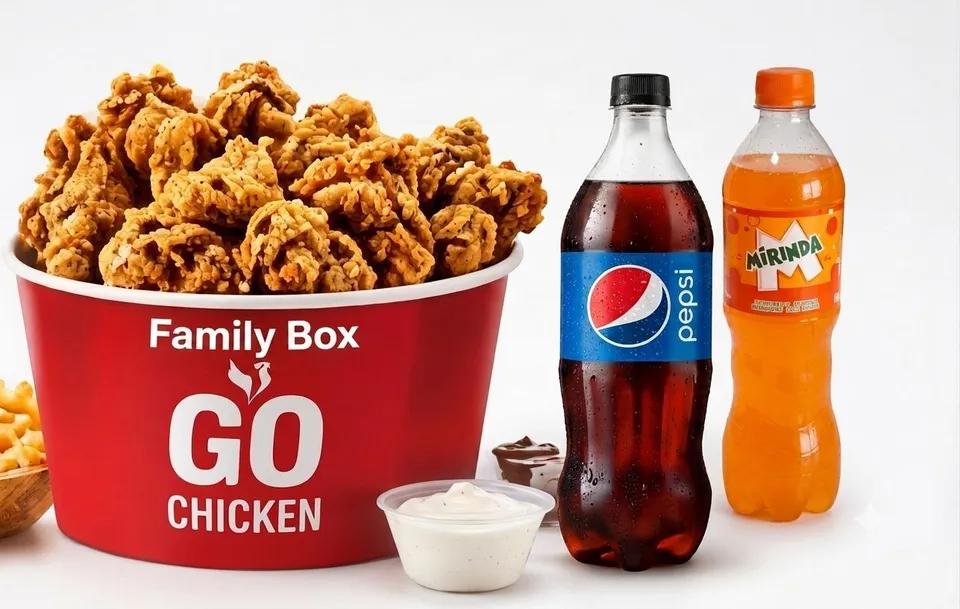 Family Box mix 10 tenders & 15 wings