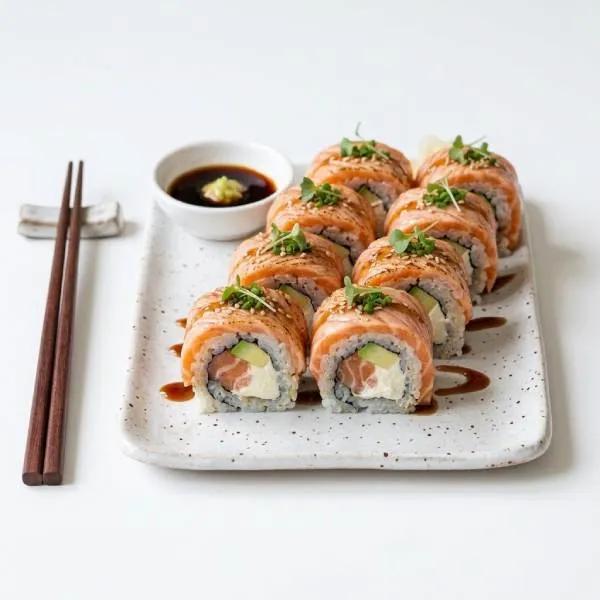 Salmon Cheese Roll (8 Pcs)