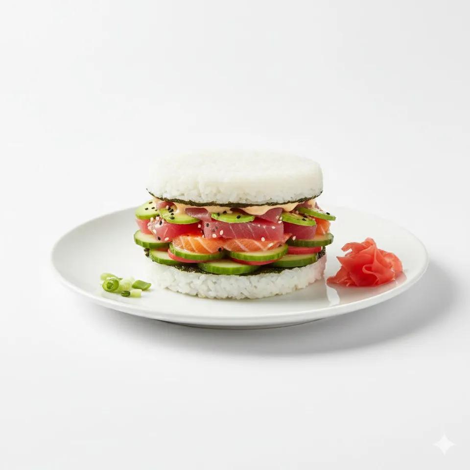 Sushi Burger Saumon