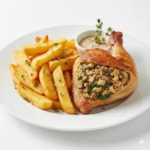 Plat Poulet Roti