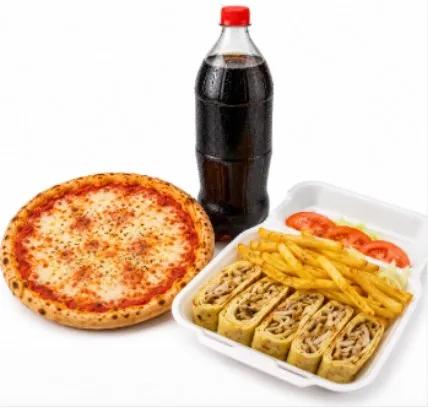 Plat Arabi + Pizza Marguerite + Boisson 1L
