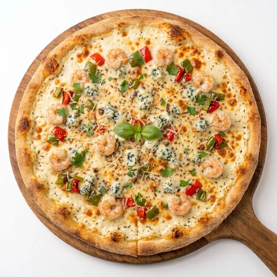 Pizza Boisée Crevettes L