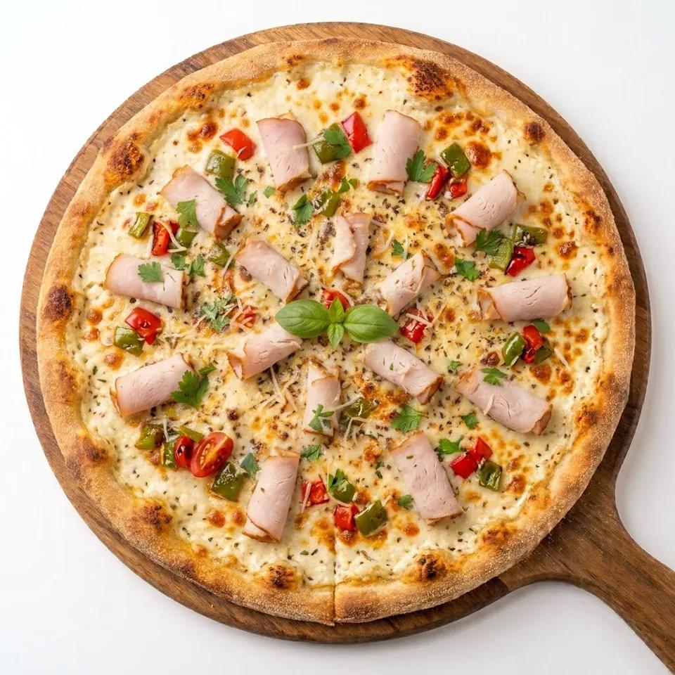 Pizza Boisée Dinde Fumée XL