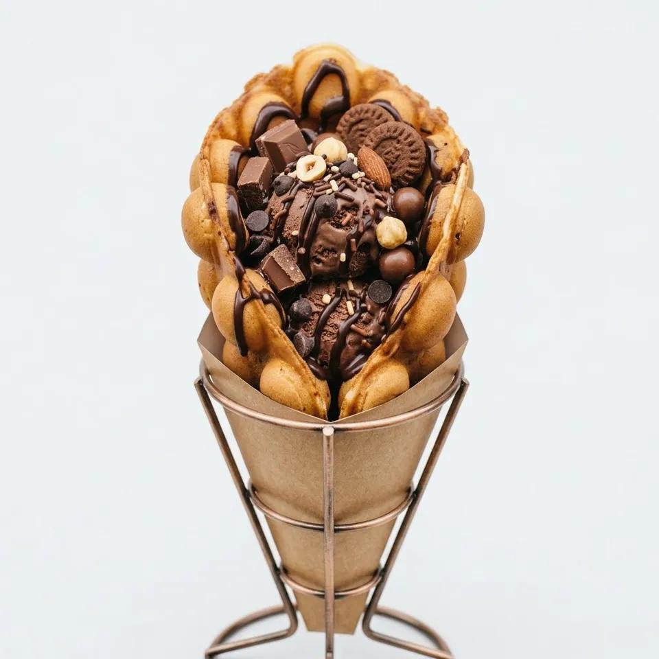 Bubble Waffle Nutella