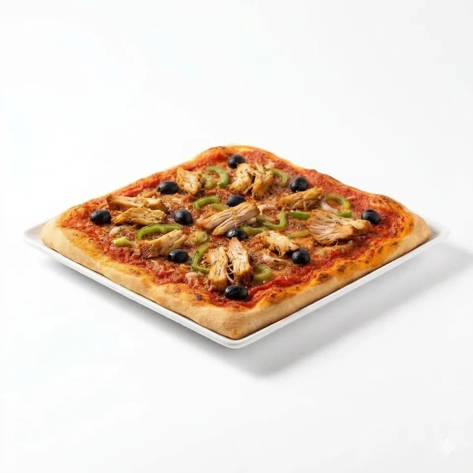 Pizza Carré Poulet Fumé