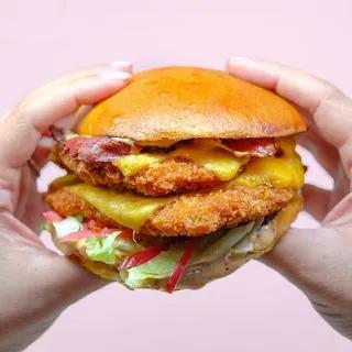 Double Crispy Chicken Burger - Seul