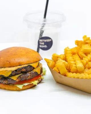 Menu Double Veggie Burger (végétarien)