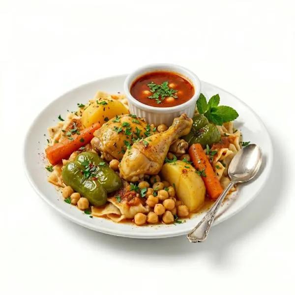 Chakhchoukha au Poulet