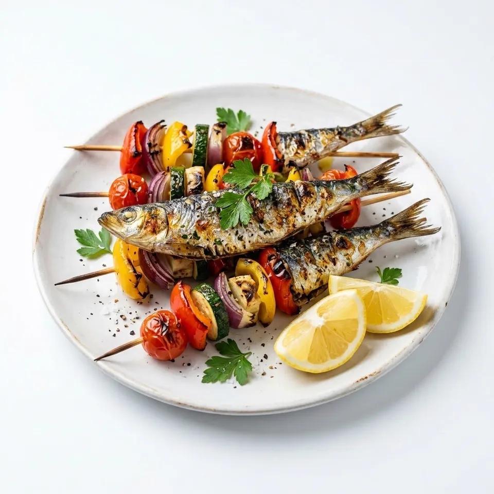 Brochettes de Sardines aux Légumes
