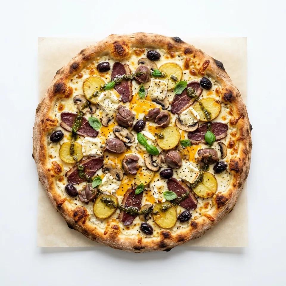 Pizza Magret Séché
