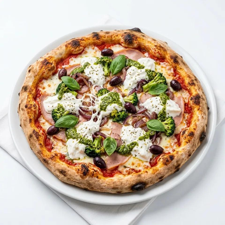 Pizza Jambon & Brocoli