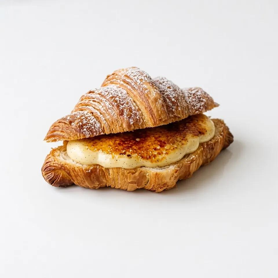 Croissant crème brûlée