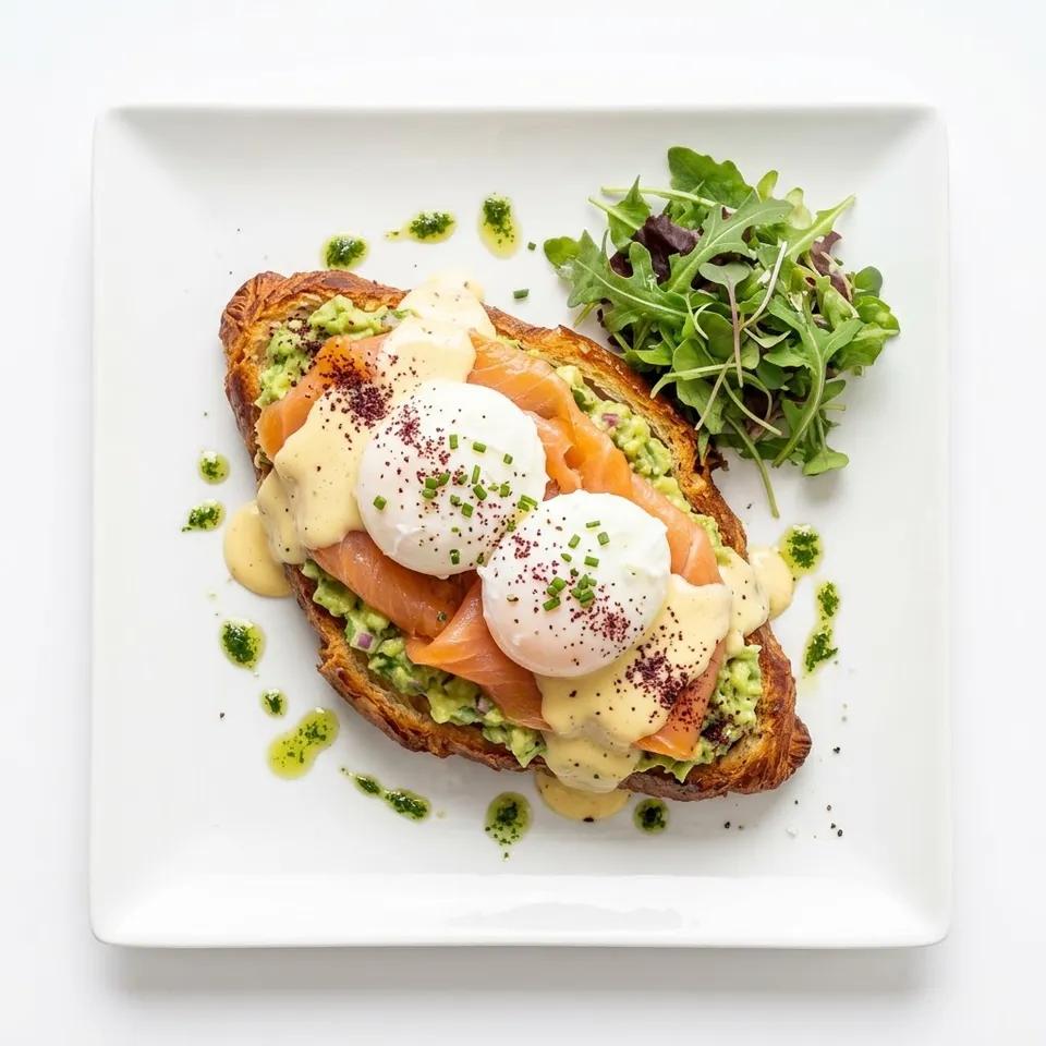 Croissant Saumon avocado