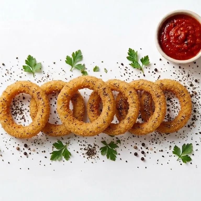 Onion rings - 6 Pcs