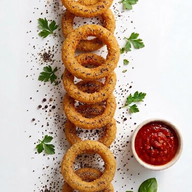 Onion rings - 8 Pcs