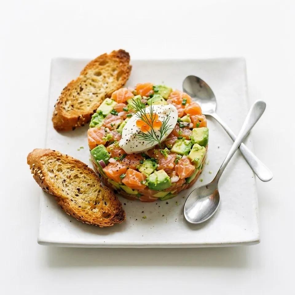 Tartare D'Avocat Et Saumon