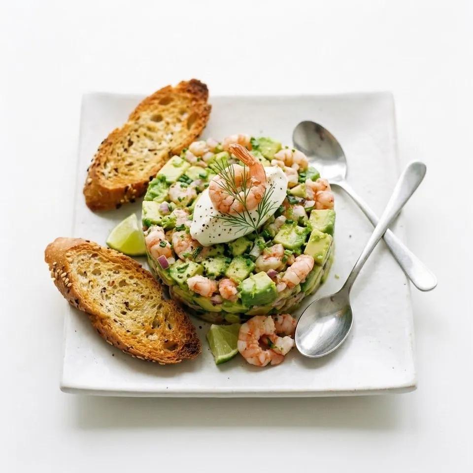 Tartare D'Avocat Et Crevettes