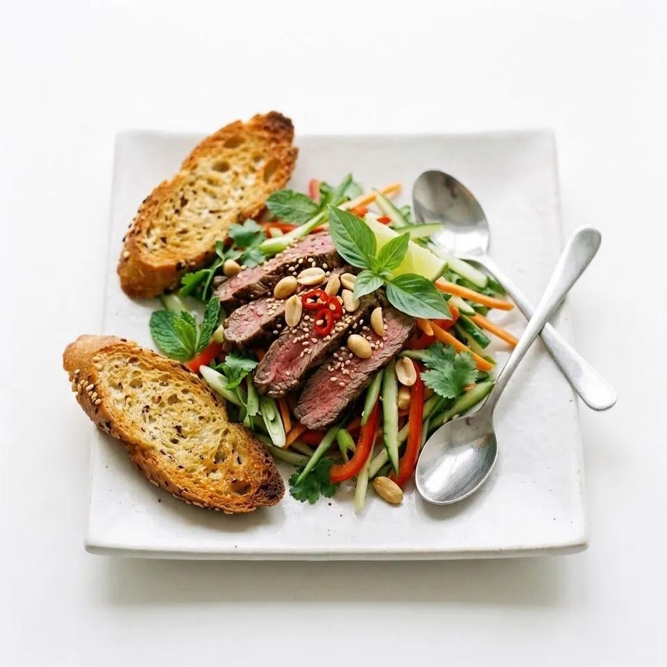 Salade De Bœuf Façon Asiatique